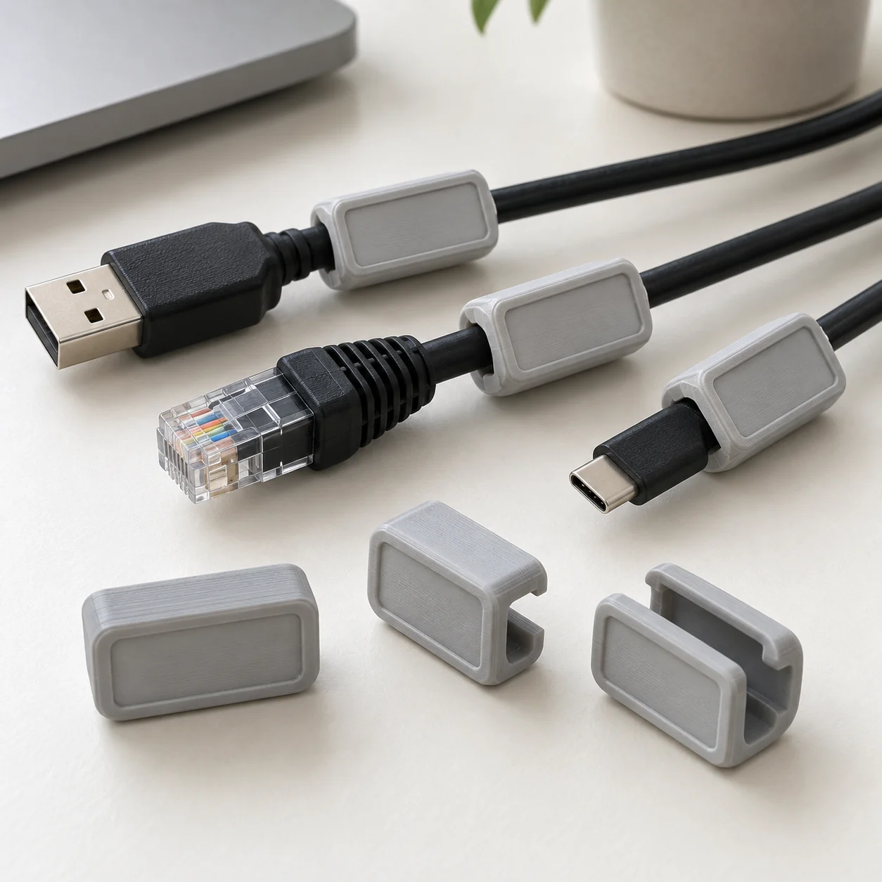 Подписываемые бирки USB и сетевых кабелей